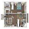 1 Bed 1 Bath Down